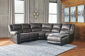 Chaise de esquina Nantahala con brazo derecho