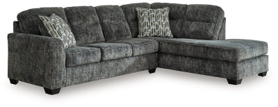 Seccional Lonoke de 2 piezas con chaise lounge