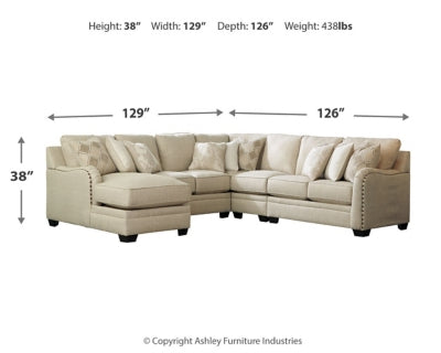Luxora 4-Piece Sectional with Chaise