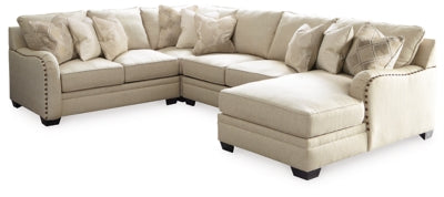 Seccional Luxora de 4 Piezas con Chaise