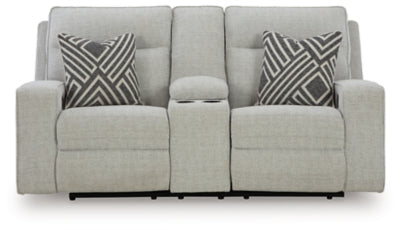 Jasperson Power Reclining Loveseat with Console