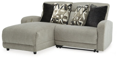 Seccional Reclinable Eléctrico de 2 Piezas con Chaise Colleyville