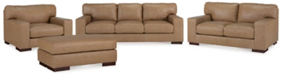Lombardia Sofa, Loveseat, Oversized Chair and Ottoman