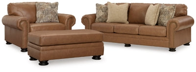 Sofá Carianna, sillón extragrande y otomana