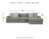 Avaliyah 3-Piece Sectional with Chaise