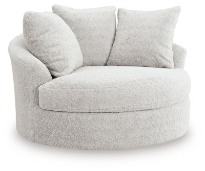 Snodoodle Oversized Swivel Accent Chair
