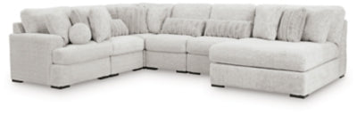 Seccional Snodoodle de 6 piezas con chaise