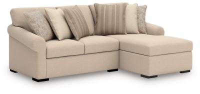 Sofá seccional de 2 piezas LadyMae con chaise longue