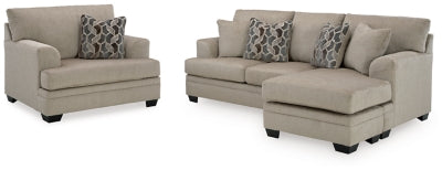 Stonemeade Sofa Chaise and Oversized Chair