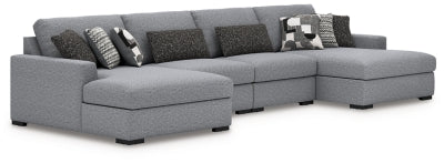 Seccional Bealton de 4 piezas con chaise doble