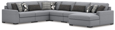Sofá seccional Bealton de 6 piezas con chaise longue