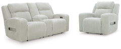 TwinBrooke Power Reclining Loveseat and Power Recliner