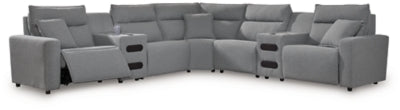 ModMax II 7-Piece Power Reclining Sectional with Audio Consoles