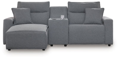 Modmax II 3-Piece Power Reclining Sectional with Chaise and Console
