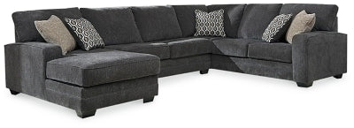 Sofá seccional de 3 piezas Tracling con chaise longue
