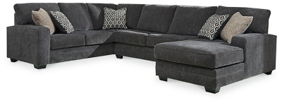 Sofá seccional de 3 piezas Tracling con chaise longue