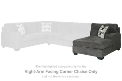 Chaise esquinera Ballinasloe con brazo derecho