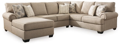 Seccional de 3 piezas Baceno con chaise longue