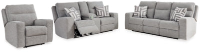 Sofá reclinable eléctrico, sofá de dos plazas y sillón reclinable Biscoe