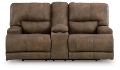 Time-Piece Power Reclining Loveseat with Console