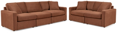 Modmax 3-Piece Sectional Sofa and 2-Piece Sectional Loveseat