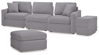 Modmax 4-Piece Sectional and Ottoman