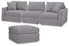 Modmax 3-Piece Sectional and Ottoman