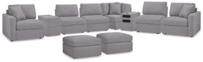 Modmax 8-Piece Sectional and 2 Ottomans