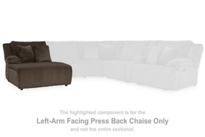 Top Tier Left-Arm Facing Press Back Chaise