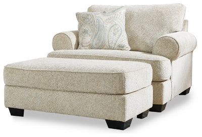 Monaghan Oversized Chair and Ottoman
