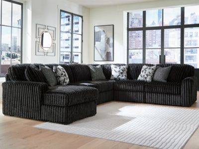 Midnight-Madness 6-Piece Sectional with Chaise
