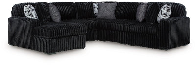 Midnight-Madness 6-Piece Sectional with Chaise