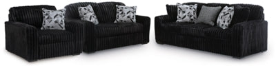 Sofá, sofá de dos plazas y sillón de gran tamaño Midnight-Madness