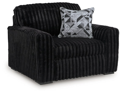 Midnight-Madness Oversized Chair