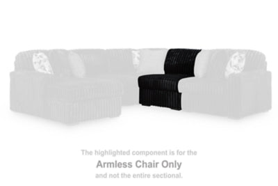 Midnight-Madness Armless Chair