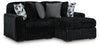 Midnight-Madness 2-Piece Sectional with Chaise