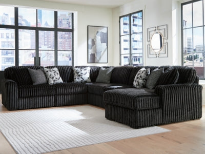 Midnight-Madness 6-Piece Sectional with Chaise