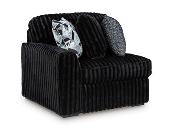 Midnight-Madness Left-Arm Facing Corner Chair