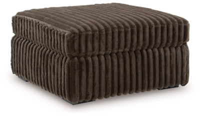 Midnight-Madness Oversized Accent Ottoman