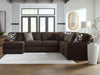 Midnight-Madness 4-Piece Sectional with Chaise