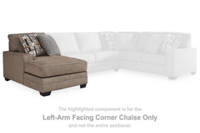 Chaise de esquina Cannonbrook con brazo izquierdo