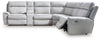 Grafton Pike 6-Piece Reclining Sectional with Storage Console