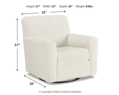Herstow Swivel Glider Accent Chair