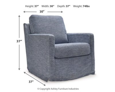 Nenana Next-Gen Nuvella Swivel Glider Accent Chair