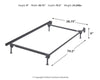 Platform Twin/Full Bolt on Bed Frame