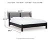 Danziar Queen Slat Panel Bed