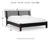 Danziar King Slat Panel Bed