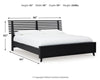 Danziar King Slat Panel Bed