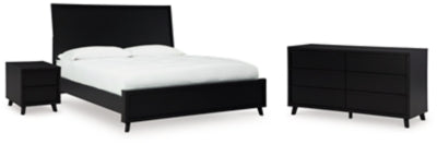 Cama Queen, Cómoda y Mesita de Noche Danziar