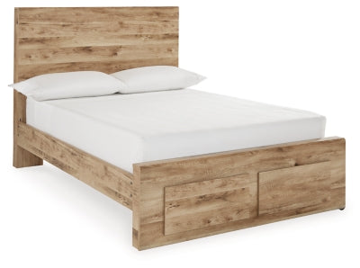 Cama con almacenamiento de panel completo Hyanna